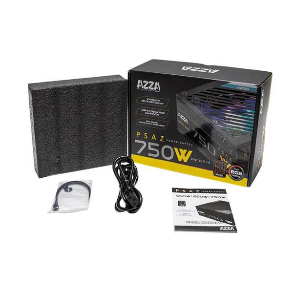 AZZA PSAZ-750W-ARGB, 750W ATX Gaming Power Supply