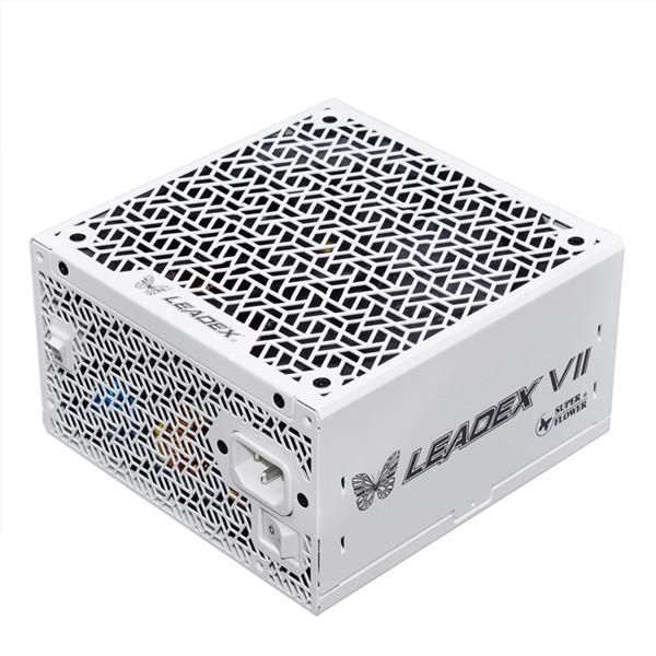 Super Flower Leadex VII XP 1200W ATX 3.1 Platinum Power Supply, White