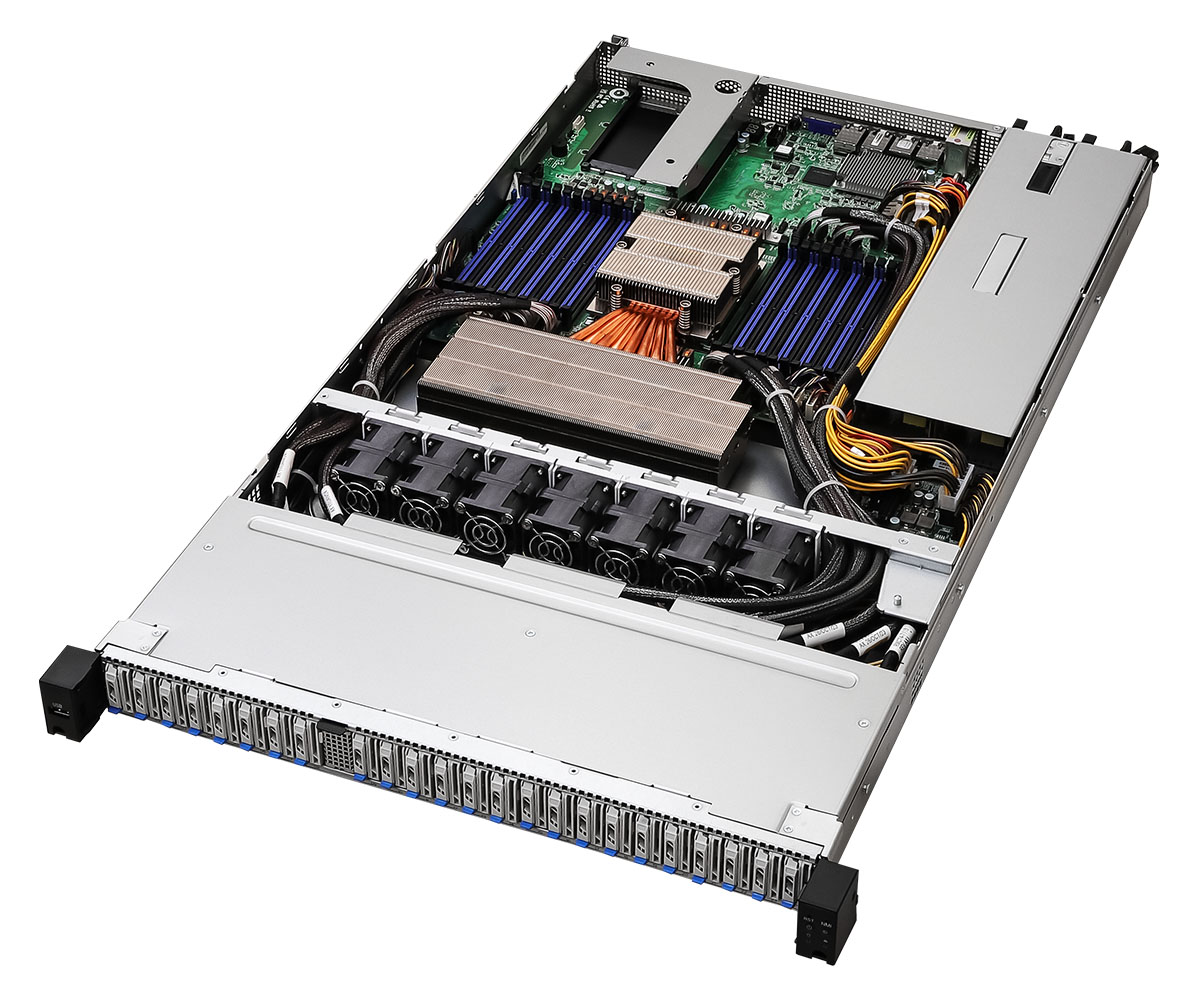 ASROCK 1U Barebone Server Single Processor AMD EPYC -1U24E1S-GENOA/2LT