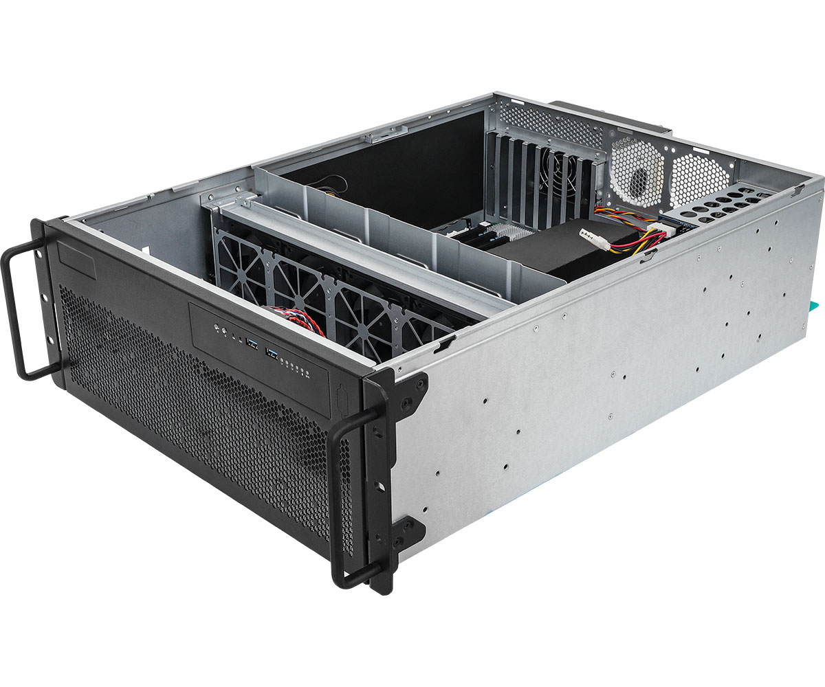 ASROCK 4U Barebone Server Single Processor - (4U4G-WRX80/2T)