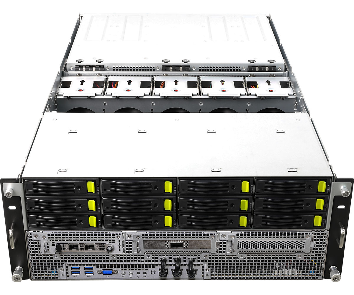 ASROCK 4U Barebone Server Dual Processor  - (4U10G-ROME2/2T)