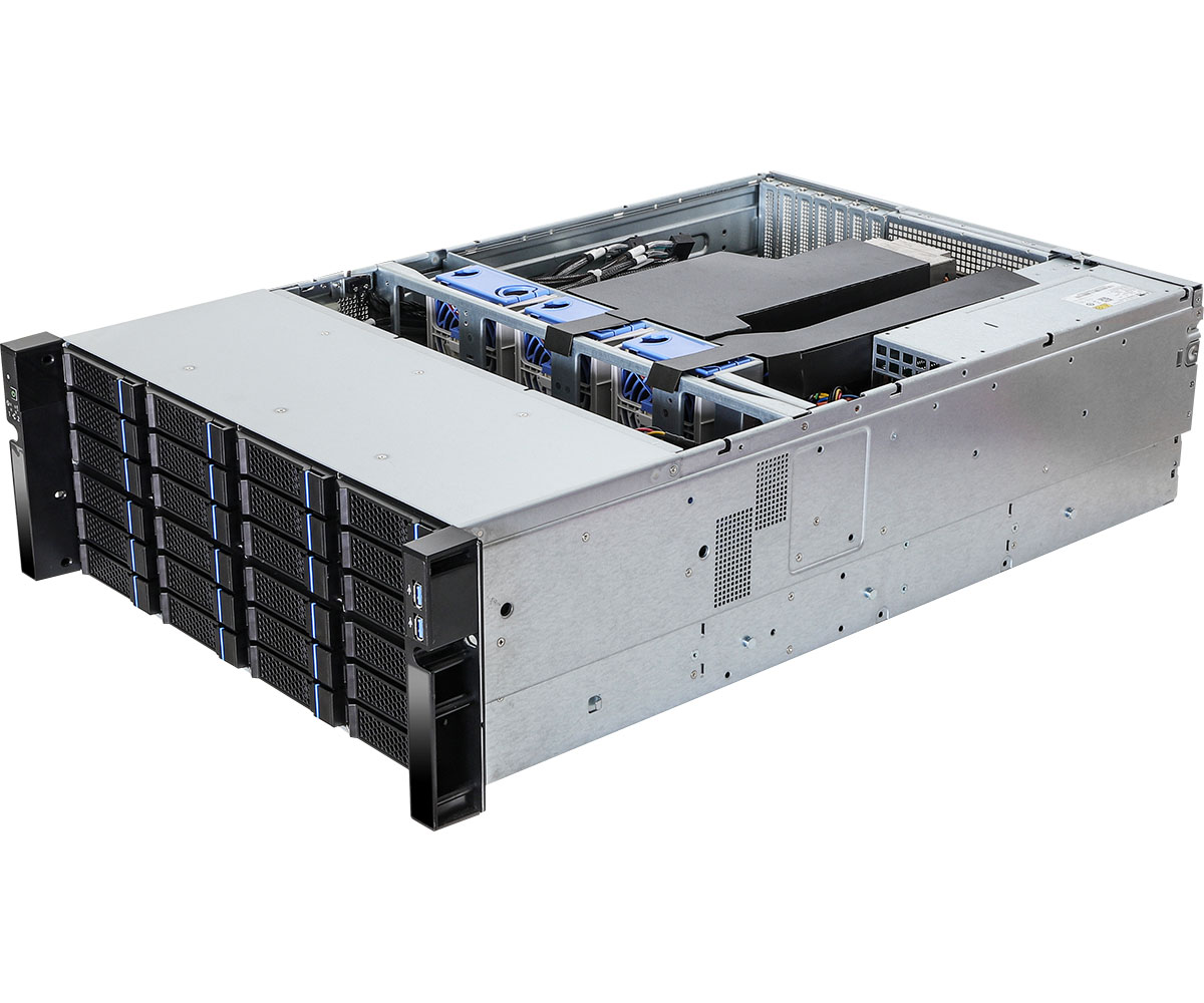 Serveur ASROCK 4U Barebone à double processeur (4U36L2E-ROME2/2T)