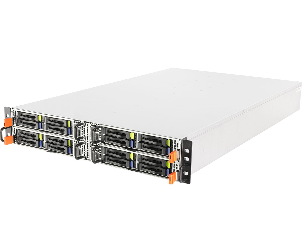 Serveur Barebone ASROCK 2U monoprocesseur (2U4N-F/ROME-M3)
