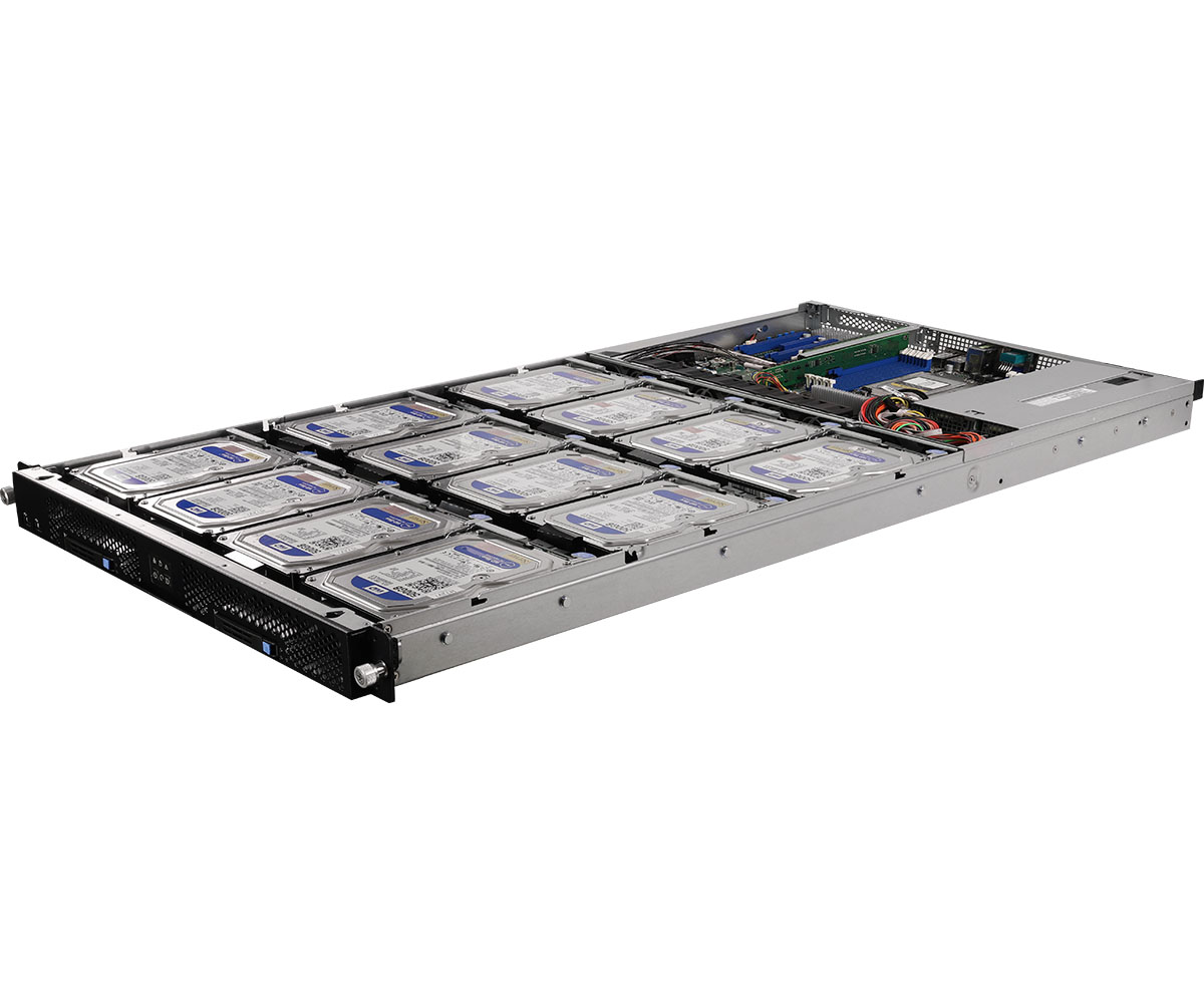 Serveur barebone ASROCK 1U monoprocesseur (1U12XL-EPYC/2T)
