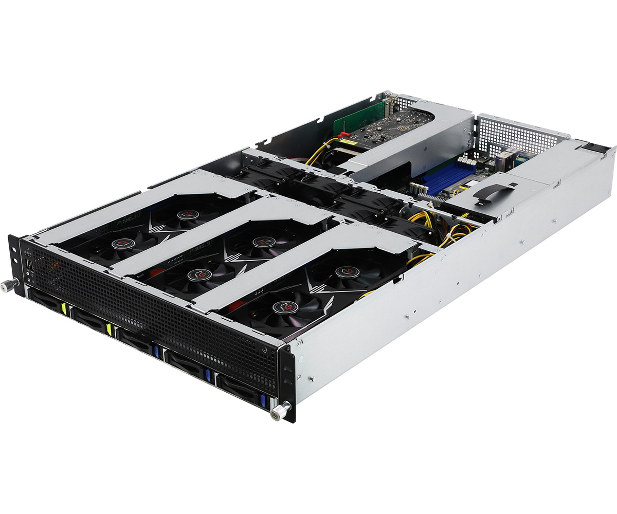 Serveur Barebone ASROCK 2U à processeur unique - (2U4G-EPYC)