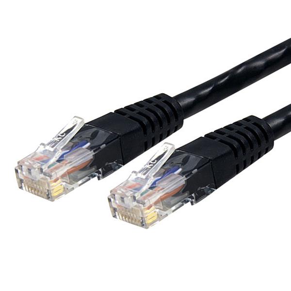 STARTECH Câble de raccordement UTP RJ-45 de catégorie 6 de 1 pi, noir