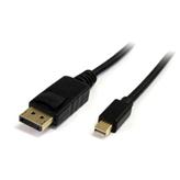 STARTECH 3 ft Mini DisplayPort to DisplayPort Adapter Cable – Black