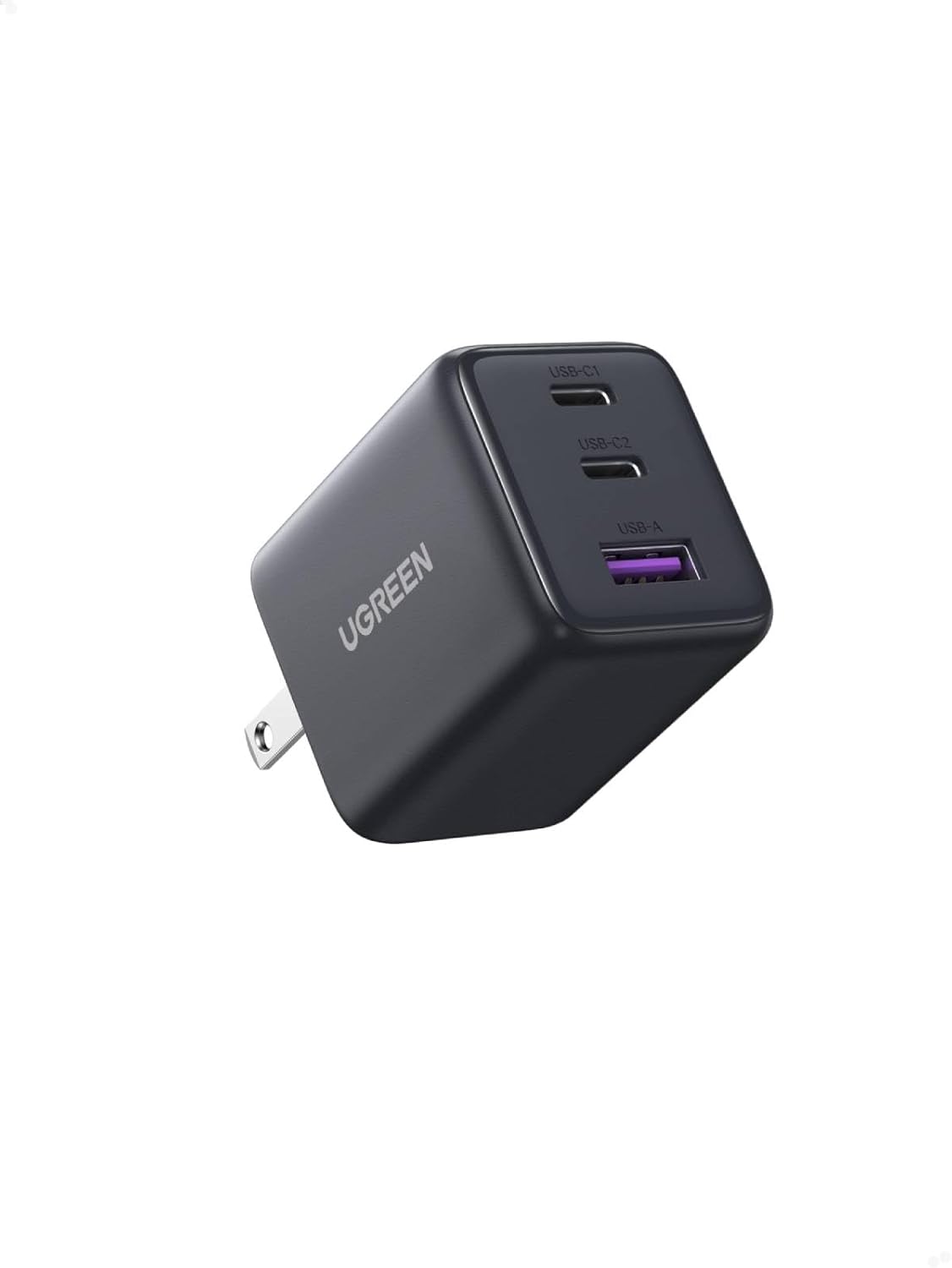 UGREEN 30W Dual USB C Wall Charger, 3-Ports GaN PD