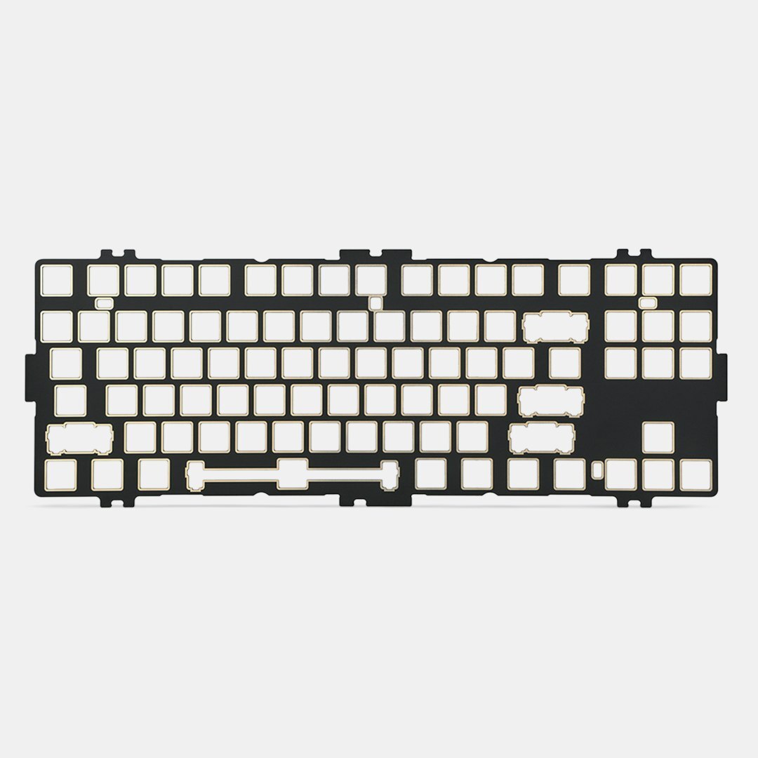 DROP CSTM80 Switch Plate, FR4, Black
