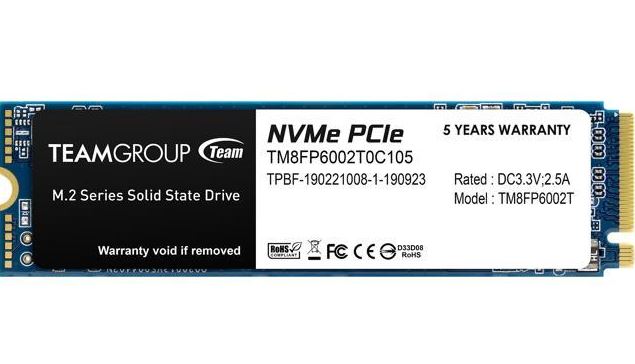 TeamGroup Disque SSD PCIe M.2 NVMe MP33 de 2 To