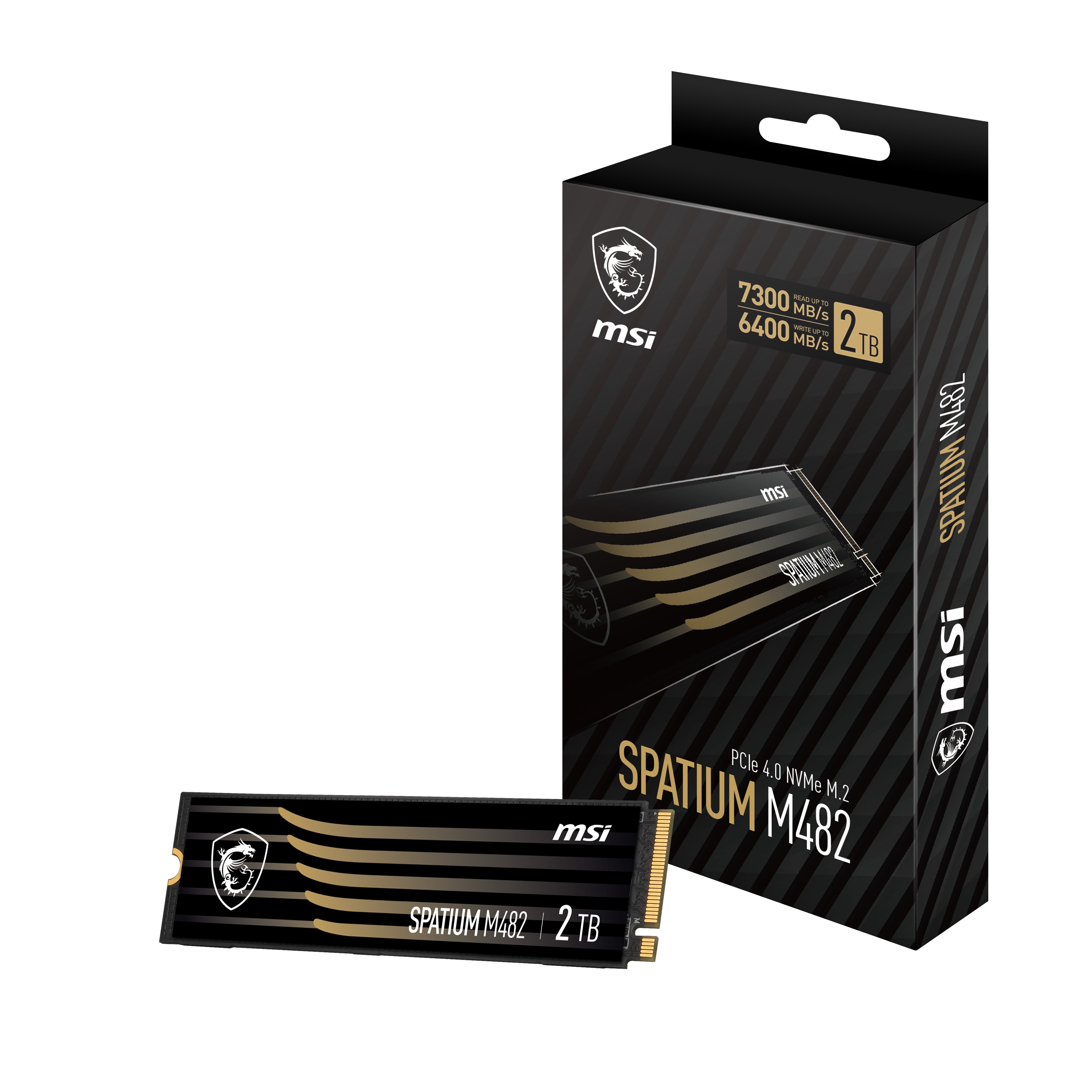SSD NVMe M.2 MSI SPATIUM M482 de 2