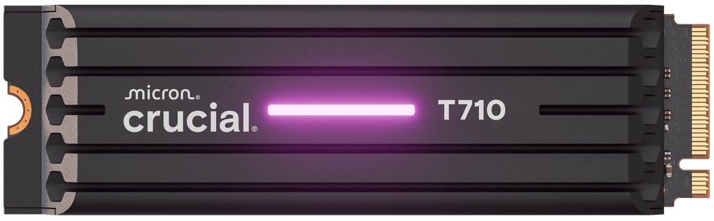 Crucial T710 1 To M.2 SSD  avec dissipateur thermique