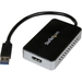 STARTECH USB 3.0 to HDMI External Video Card Multi Monitor Adapter with 1-Port USB Hub (USB32HDEH)