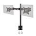 SIIG Articulating Dual Monitor Desk Mount | 13" - 27", up to 22 lbs