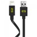 PureGear 60692PG Charge/Sync Flat Cable Lightning 4ft Black