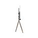 ONE FOR ALL WM7471 Universal TV Stand & Soundbar Tripod - Walnut and Gun Metal