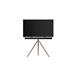 ONE FOR ALL WM7471 Universal TV Stand & Soundbar Tripod - Walnut and Gun Metal