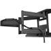 KANTO PDX650 Full Motion TV Mount for 37" - 75" TVs, VESA 100 x 100 - 600 x 400, extend almost 22” from the wall, swivel up to 80° in either direction, tilt up to 15° forward or 3° backward, max. load 125 lbs