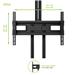 KANTO MTM65PL Mobile TV Mount, Rolling TV Carts with Adjustable Shelf for 37" - 65" TVs, VESA 100 x 100 - 600 x 400, place centre of TV between 44.1" and 60.2", max. load 80 lbs with safety tether