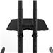 KANTO MTM65PL Mobile TV Mount, Rolling TV Carts with Adjustable Shelf for 37" - 65" TVs, VESA 100 x 100 - 600 x 400, place centre of TV between 44.1" and 60.2", max. load 80 lbs with safety tether