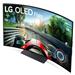 LG FLEX 42" OLED Smart Gaming TV with Adjustable Curvature, 0.1ms Response Time, Anti-Reflection with SAR technology, 4 HDMI, Supports eARC - 42LX3QPUA