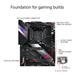 ASUS ROG CROSSHAIR VIII HERO (WI-FI) AMD X570 ATX gaming motherboard with PCIe 4.0, on-board Wi-Fi 6 (802.11ax), 2.5 Gbps LAN, USB 3.2, SATA, M.2, ASUS NODE and Aura Sync RGB lighting