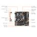 GIGABYTE B760M C V2 LGA 1700 Intel B760 M-ATX Motherboard with DDR5, Triple M.2, PCIe 5.0, USB 3.2 Gen 2x2 Type-C, WiFi 6, 1GbE LAN, Q-Flash Plus, EZ-Latch