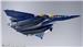 BANDAI DX Chogokin YF-21(Guld Goa Bowman use) "Macross Plus" Action Figure