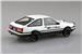 Aoshima 1/32 SNAP KIT #CM1 Initial D Takumi's Hachiroku AE86 Toyota Sprinter Trueno GT-APEX Model Kit | No Glue Needed | Snap by Hand