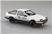 Aoshima 1/32 SNAP KIT #CM1 Initial D Takumi's Hachiroku AE86 Toyota Sprinter Trueno GT-APEX Model Kit | No Glue Needed | Snap by Hand