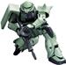 BANDAI Spirits Hobby RG 1/144 #04 MS-06F Zaku II "Mobile Suit Gundam" Model Kit