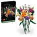 LEGO Icons Flower Bouquet Building Decoration Set - Artificial Flowers with Roses, Decorative Home Accessories, Gift for Him and Her, Botanical Collection and Table Art for Adults, 10280