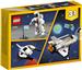 LEGO Creator 3 in 1 Space Shuttle Stocking Stuffer for Kids, Creative Gift Idea for Boys and Girls Ages 6+, Build and Rebuild this Space Shuttle Toy into an Astronaut Figure or a Spaceship, 31134