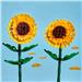 LEGO Sunflowers Building Kit, Artificial Flowers for Home Décor, Flower Building Toy Set for Kids, Sunflower Gift for Girls and Boys Ages 8 and Up, 40524