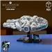 LEGO Star Wars: A New Hope Millennium Falcon 25th Anniversary Buildable Starship Model, Collectible Star Wars Home Décor, Building Set for Adults, Gift Idea for Star Wars Fans, 75375