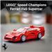 LEGO Speed Champions Ferrari F40 Supercar, Toy Car Model Building Set with Driver Minifigure, Collectible Ferrari Toy for Kids Ages 9 and Up, 76934