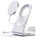 Choetech 15W Magsafe Wireless Quick Charger with Aluminum Stand | Silver(Open Box)