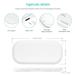 Choetech 18W 5 Coils Dual Fast Wireless Charger | 1M Cable | White