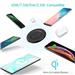 Choetech 15W Wireless Charger | QC 3.0 USB Adapter | 1.2M Cable | Black