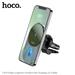 HOCO 15W Magnetic Wireless Charging Car Holder | Magsafe | Air Vent | Gray(Open Box)