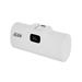 iCAN 5000mAh Built-in Type-C PD 20W Portable Power Bank with Kickstand & 30cm Cable, White