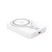 iCAN 10000mAh Magnetic Automatic Wireless Charging Power Bank, White(Open Box)