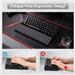 Redragon P035 Meteor S Computer Keyboard Wrist Rest Pad, Ergonomic Soft Memory Foam Wrist Support w/ Anti-Slip Rubber Base, 60% 61 Keys Compact Size 11.38 x 2.87 in, 0.78 inch (20mm) Height, Black(Open Box)