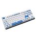 Durgod K620W Corona Wireless Blutooth 3-mode Win/Mac Mechanical Keyboard 87 Key White Backlit Kailh Speed Sliver Switch(Open Box)