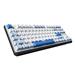 Durgod K620W Corona Wireless Blutooth 3-mode Win/Mac Mechanical Keyboard 87 Key White Backlit Kailh Speed Sliver Switch