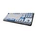 Durgod K620W Corona Wireless Blutooth 3-mode Win/Mac Mechanical Keyboard 87 Key White Backlit Kailh Speed Sliver Switch