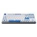 Durgod K620W Corona Wireless Blutooth 3-mode Win/Mac Mechanical Keyboard 87 Key White Backlit Kailh Speed Sliver Switch