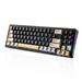 Yunzii AL71 BLACK C Mechanical Gaming Keyboard with RGB Backlighting,Aluminum Chassis,Gasket Mounted,Hot Swappable