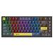 Onikuma G52 Wired Mechanical Gaming Keyboard with RGB Backlighting,Hot Swappable Brown Switch