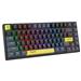 Onikuma G52 Wired Mechanical Gaming Keyboard with RGB Backlighting,Hot Swappable Brown Switch